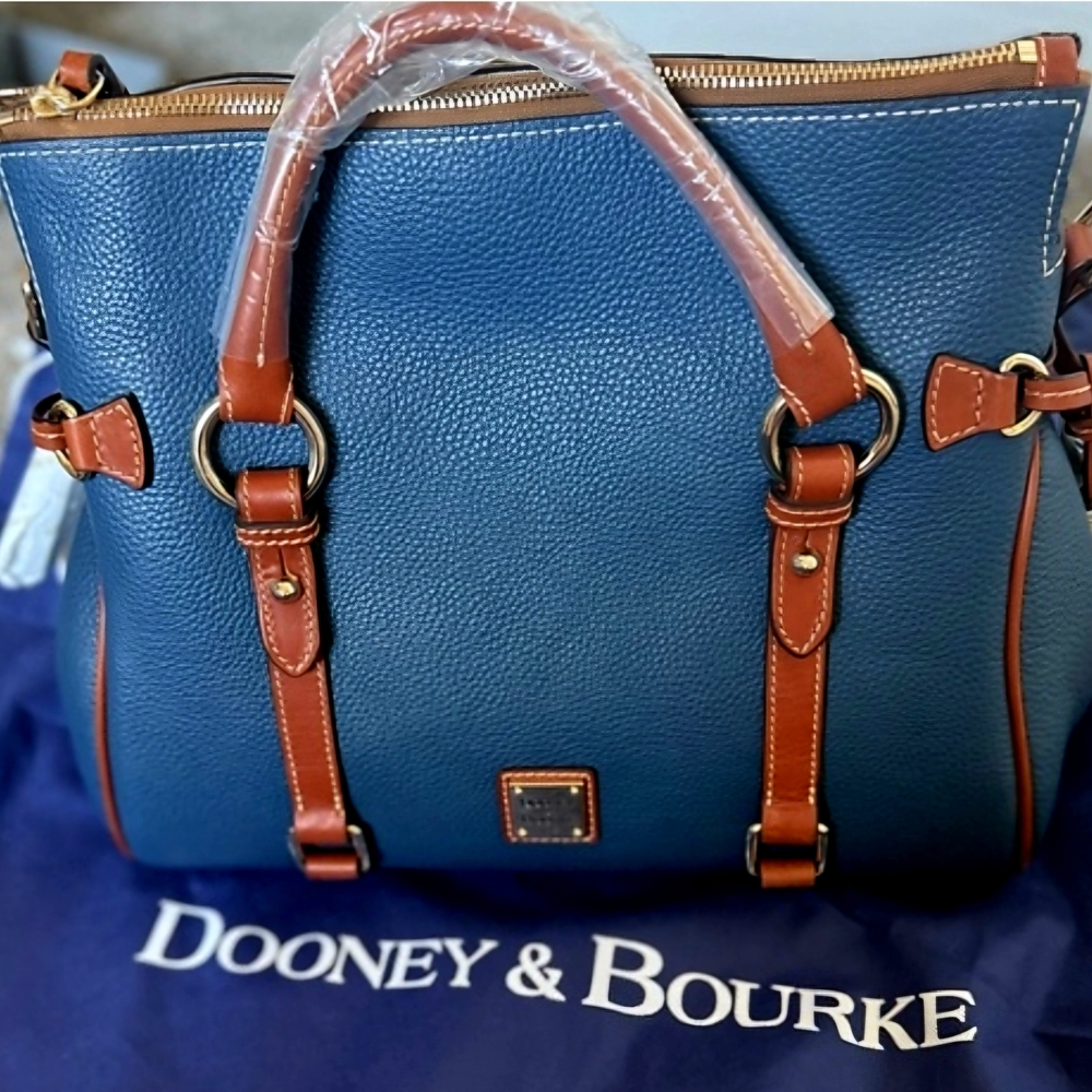 Dooney & Bourke Leather Large Satchel - Jeans